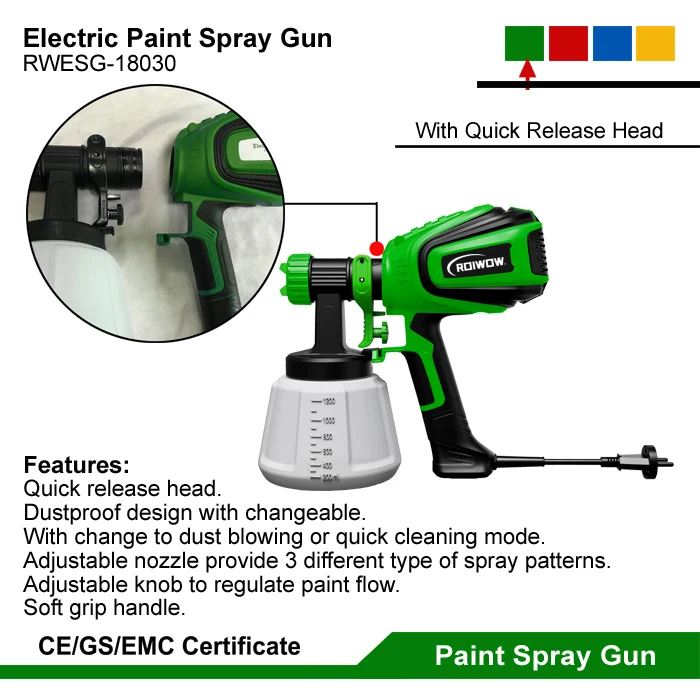 700W Electric Power HVLP Air Spray Paint Gun Portable Car Sprayer Painting Machine Electrical Handheld Mini Spray Guns