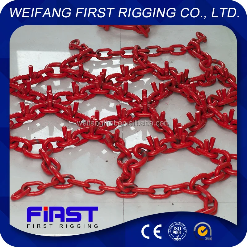 Multi Ring Snow Chain  Alloy Steel Chain G80 Alloy Truck Snow Chain