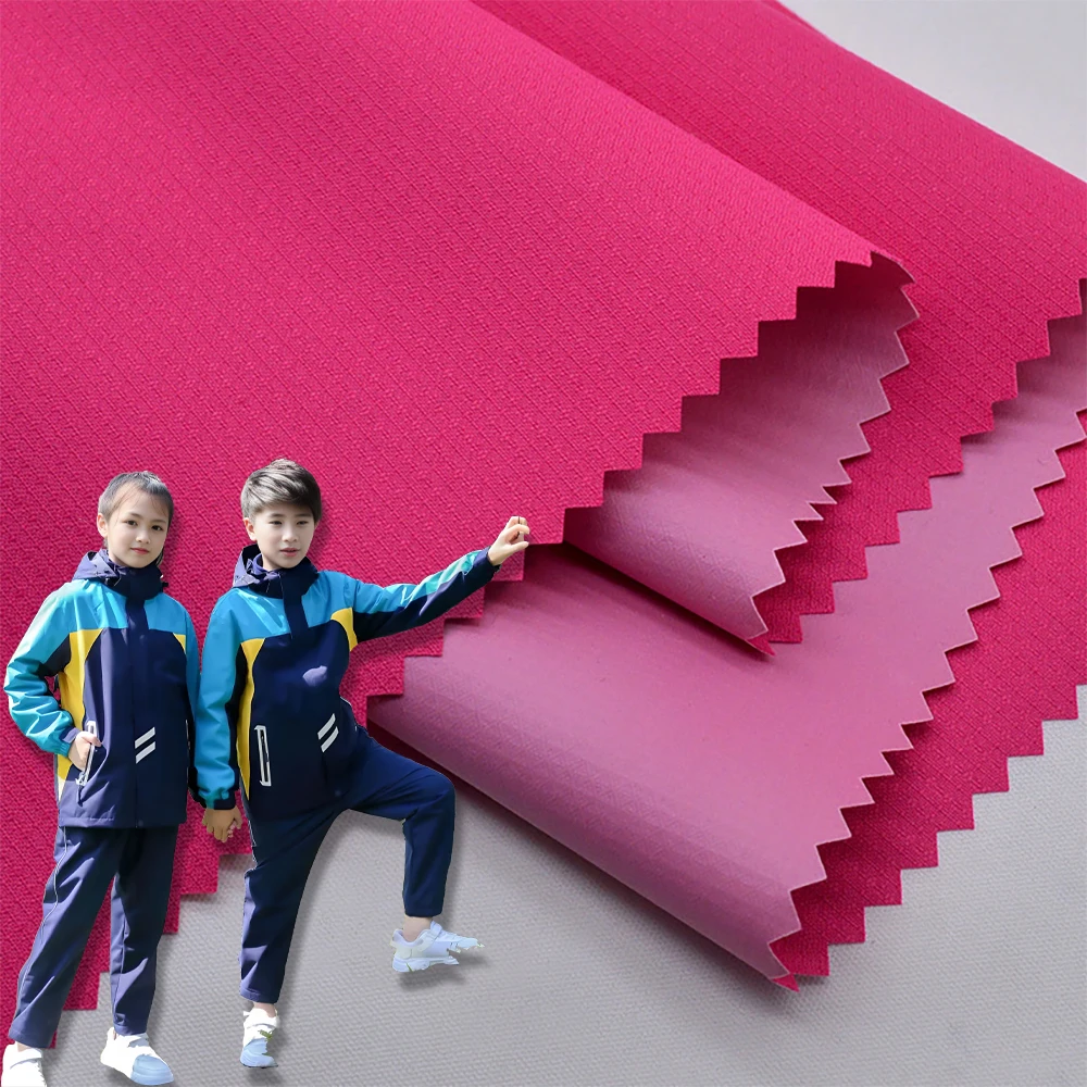Ready-to-use jacquard pvc jacket fabric waterproof wear-resistant work clothes raincoat fabric
