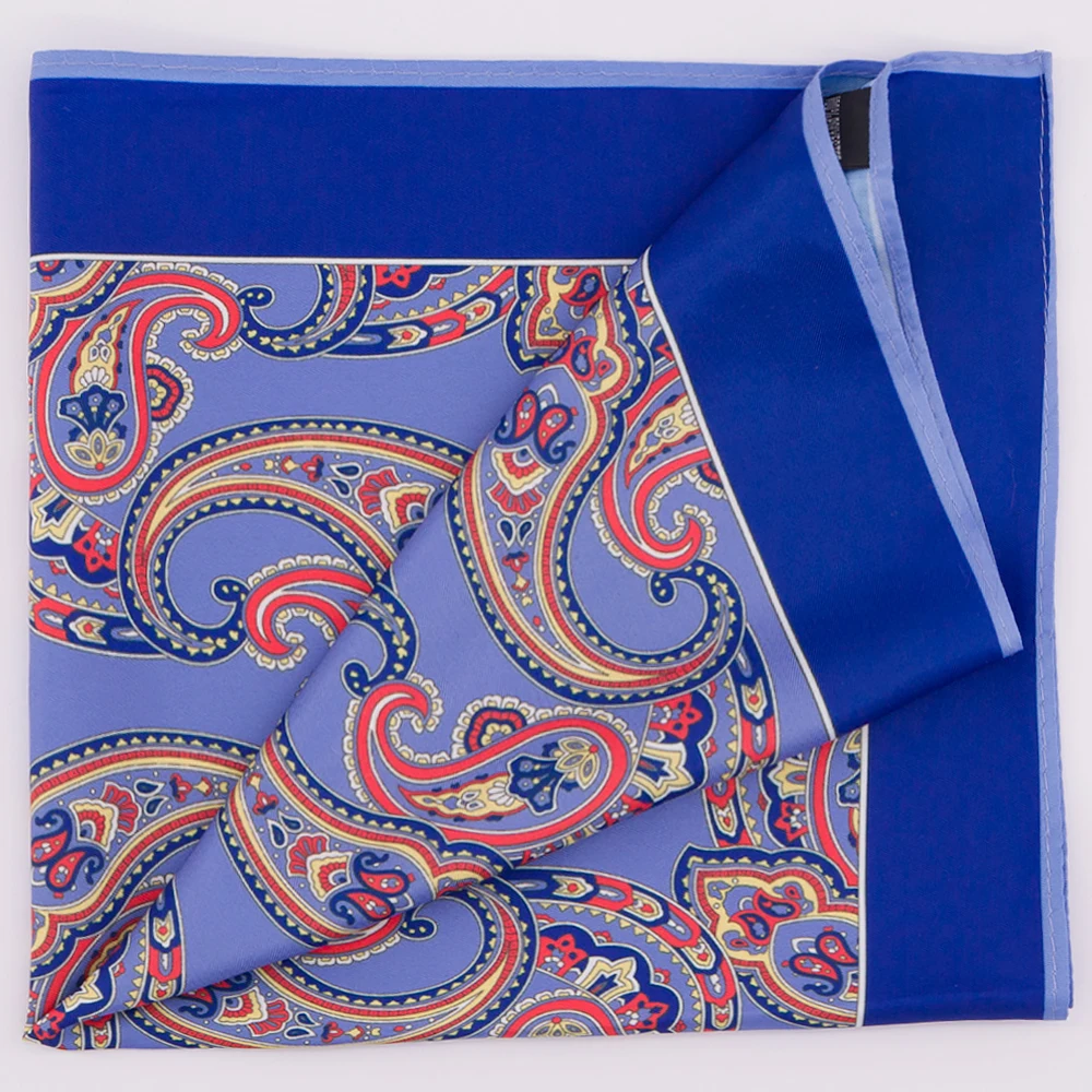 Manxiang Custom Men Handmade 100% Pure Organic Silk Square Pocket