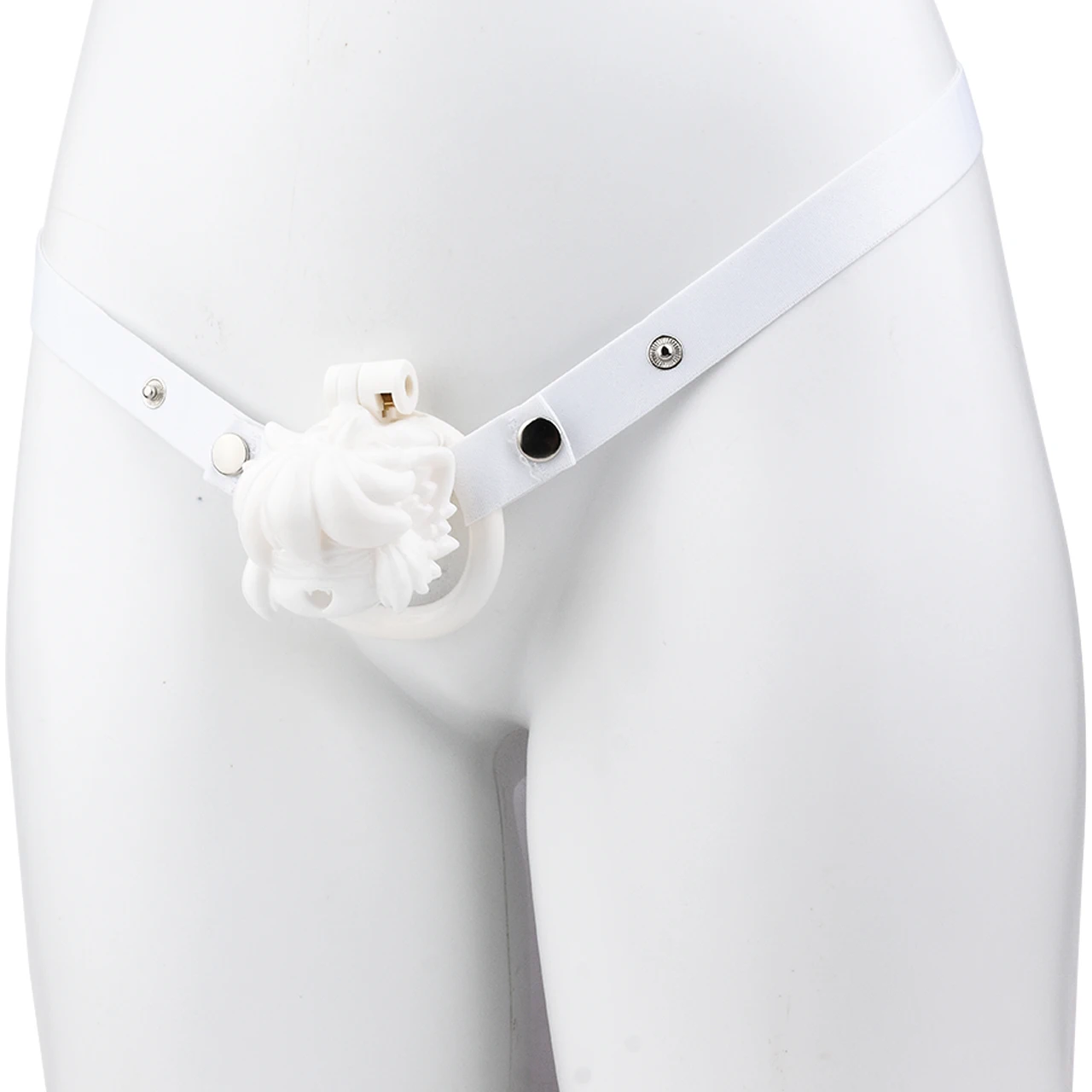 FRRK Lovely Male Chastity Cage Penis Chastity Lock Unique Design Cock Cage Bondage Chastity Device Adult Sex Toys