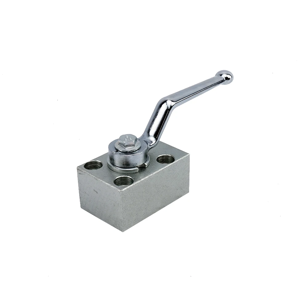 KHP-16 Carbon Steel 4000Psi  Manufactures High Pressure Plate Hydraulic Ball Valve 1/2 Inch DN16