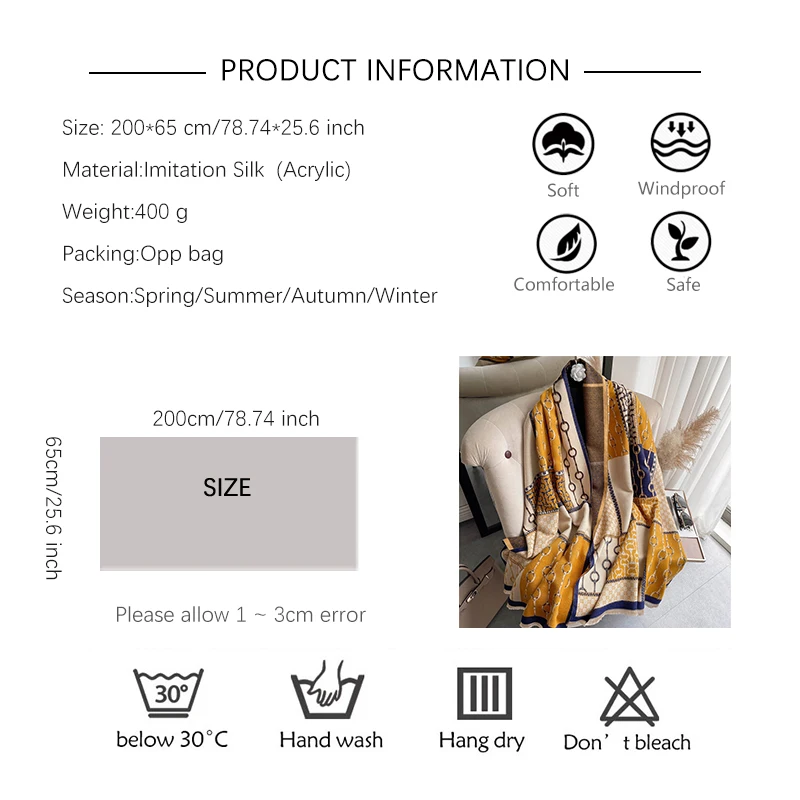 Winter Scarf Cashmere 2021 Pashmina Shawls Luxury Brand Warm Large Soft Blanket Wholesale Wool Scarves
