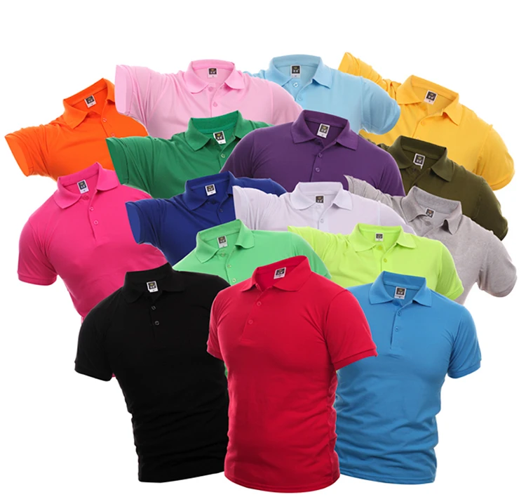 Wholesale Cheap Uniform Polo T-Shirt Men Workwear Office Custom Embroidery Golf Polo Shirts