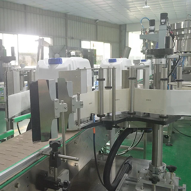 Good filling production line detergent filling machine automatic liquid detergent filling machine with 304 SS frame wrapped PVC