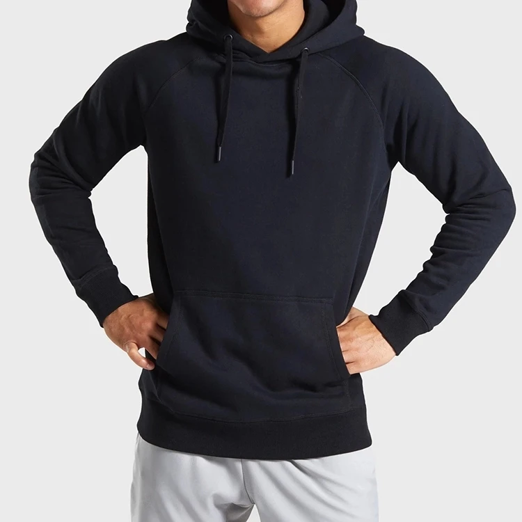  Maxgarment Высококачественная зимняя одежда премиум-качества унисекс 380gsm толстовки оптом простые синие Pima