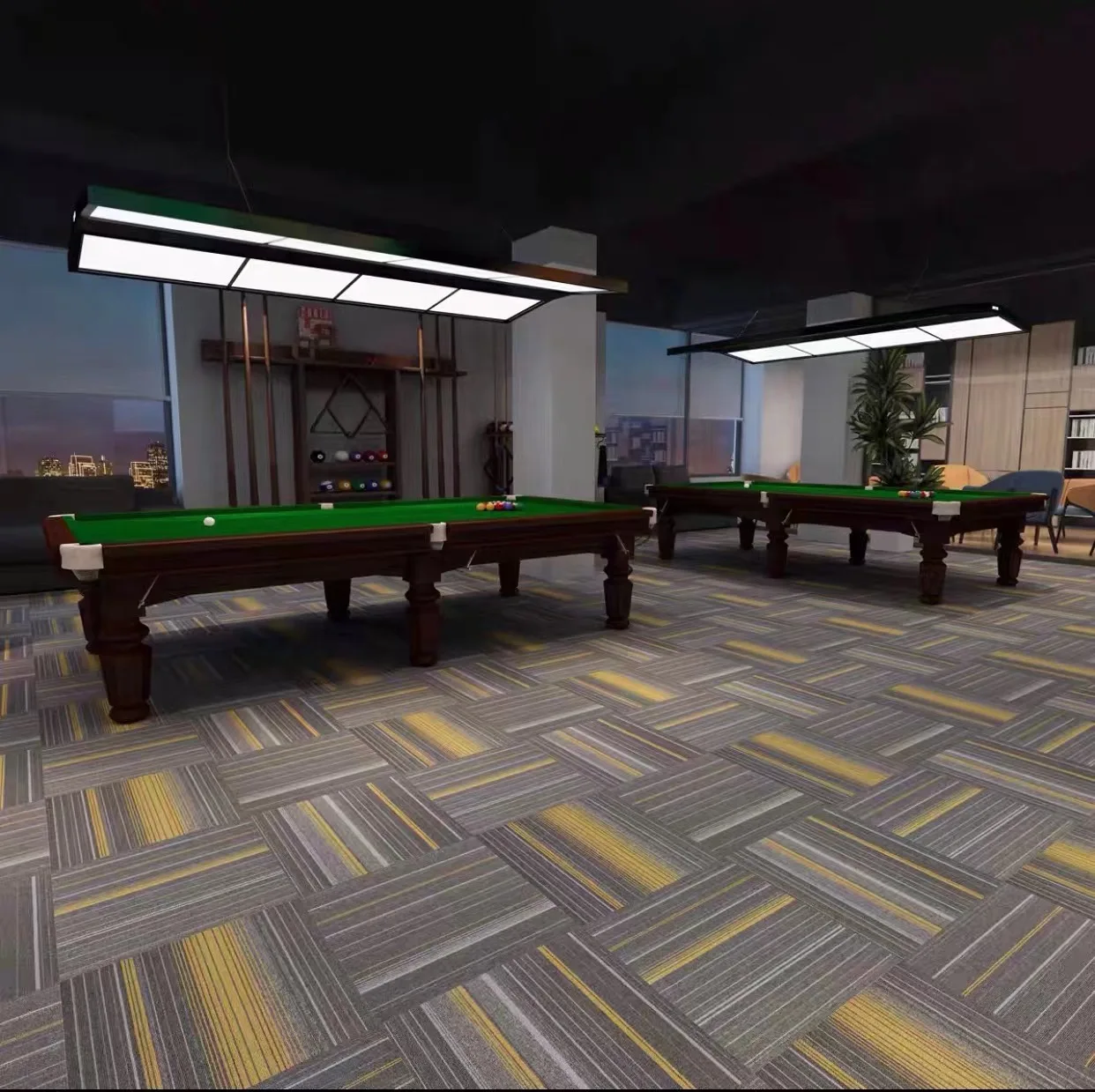 Заказной коммерческий полипропиленовый ковер и напольная плитка Офисная квадратная ковровая 50x50