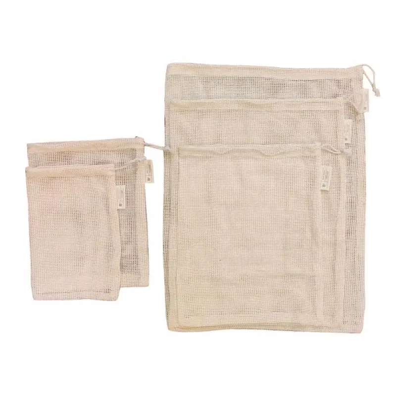 
Small Eco Friendly Gift Pouch Custom Logo Cotton Drawstring Bag 