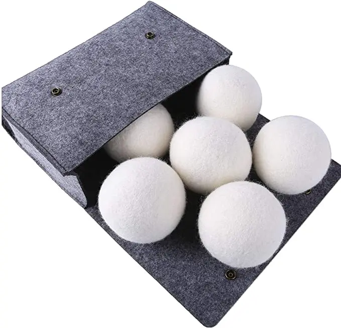 2021 Bestseller Amazon Organic Handmade 100% New Zealand Wool Dryer Balls in Stock