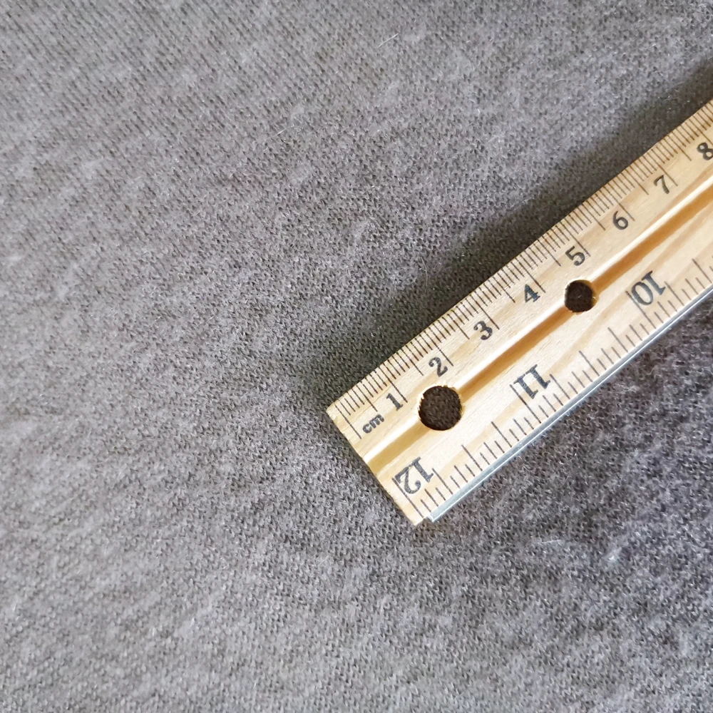 Luxury raw material 100%  pure Cashmere jersey fleece fabric knitting textile fabric for clothing home textile