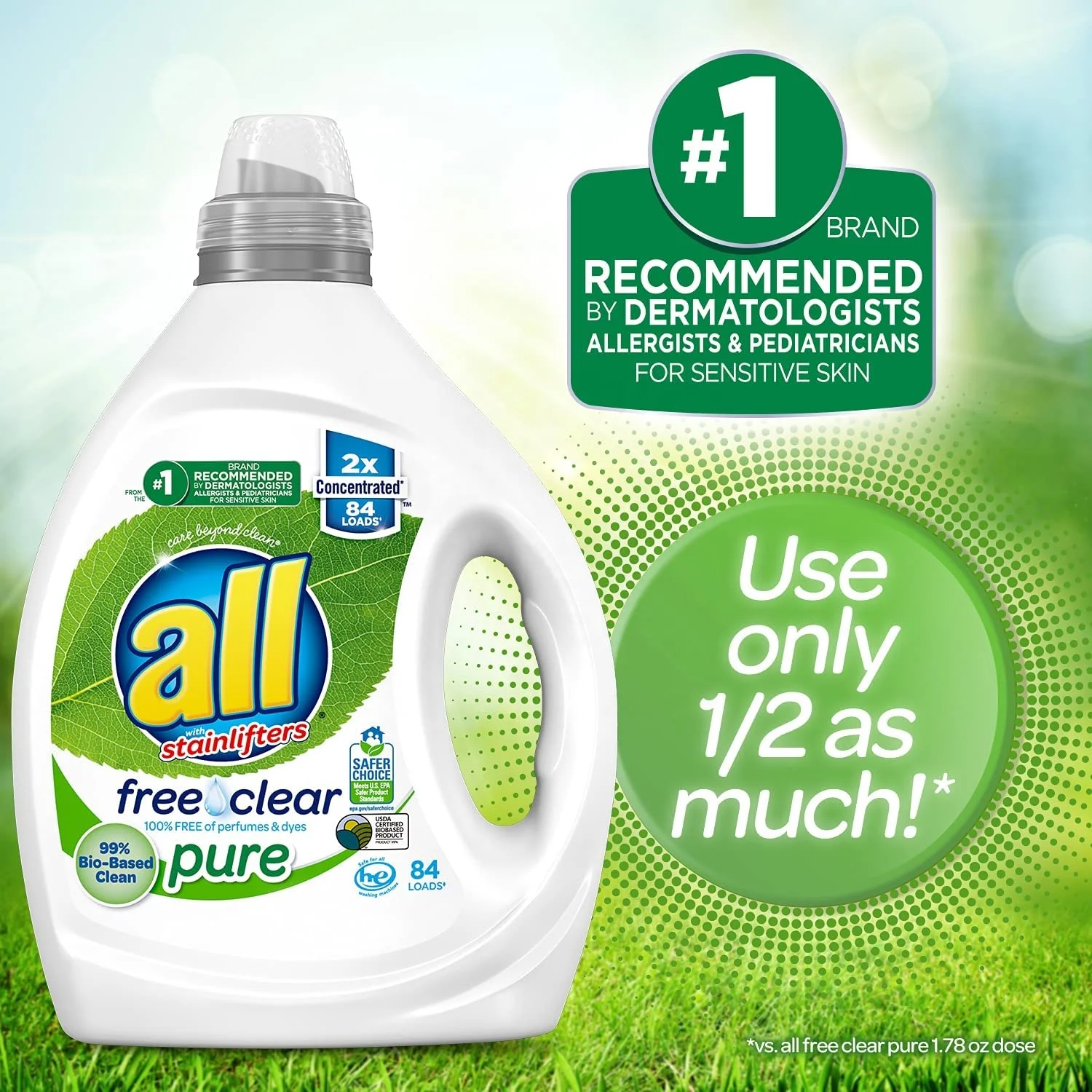 High Density Fragrance Liquid Laundry Detergent