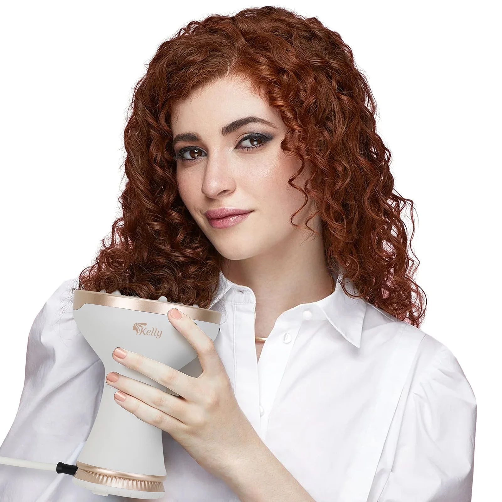 Diffuser Hair Dryer for Curly Hair Secador difusor para pelo rizado Secador difusor para cabelos encaracolados
