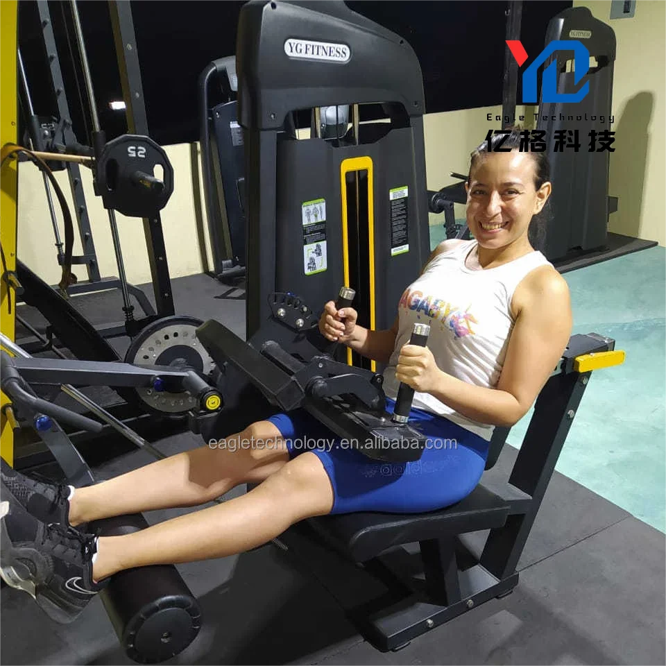 YG- 1057  leg extension leg curl machine   pin load selection   Fitness Body Building Machine