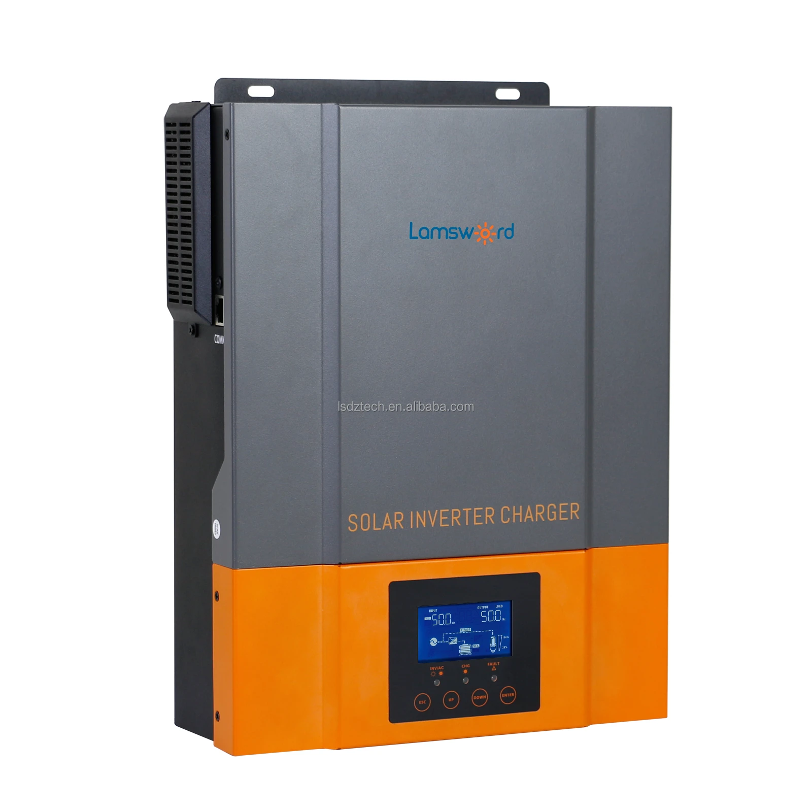 Lamsword высокая эффективность затрат 500VDC 6200W 6KW 220V 6.2KVA 48V 120A Солнечные фотоэлектрические сети Гибридный солнечный инвертор для домашнего