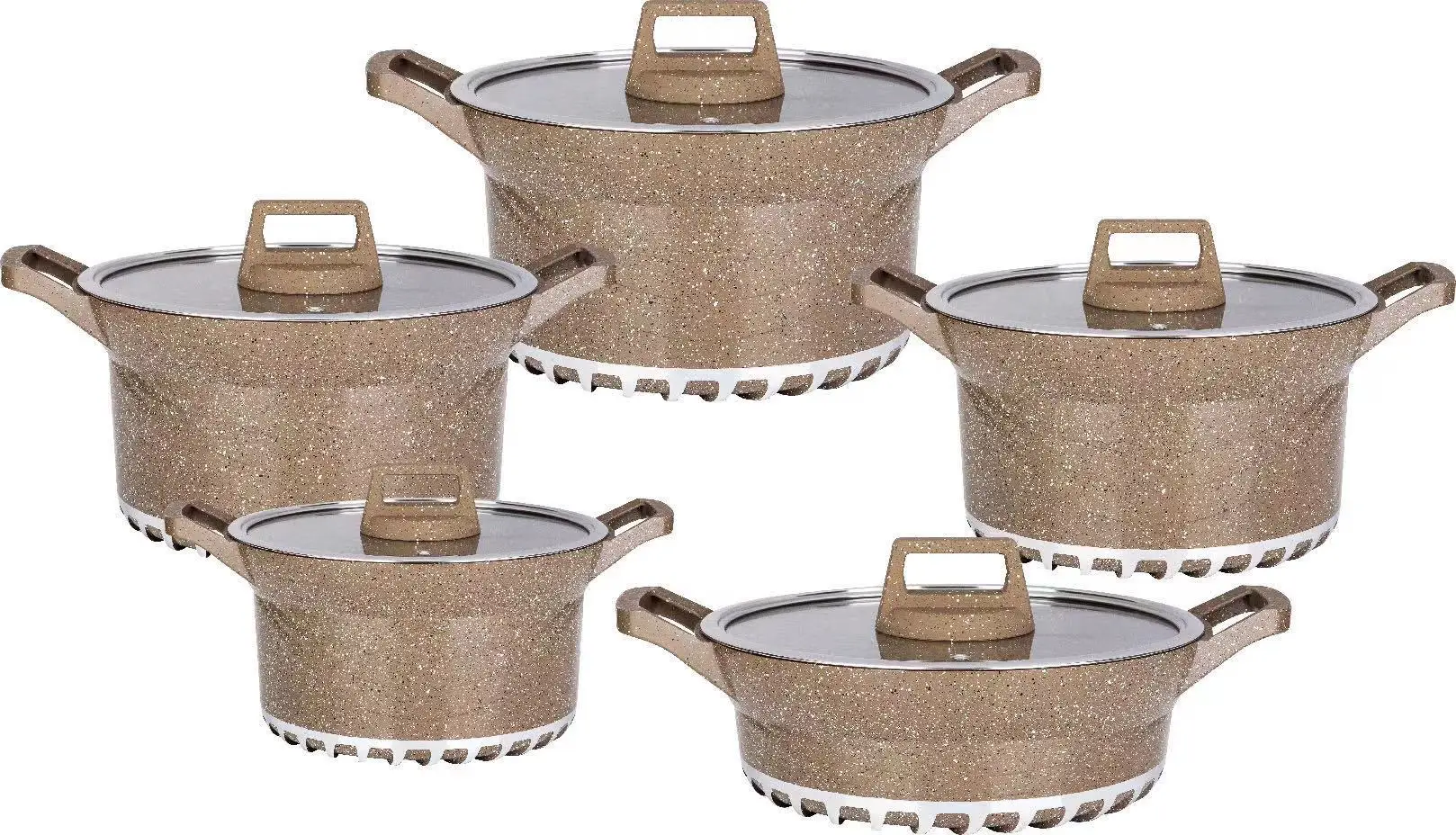 Home kitchen breakfast fry steak roaster pan sheet pan aluminium non stick double sided cooking frying pan