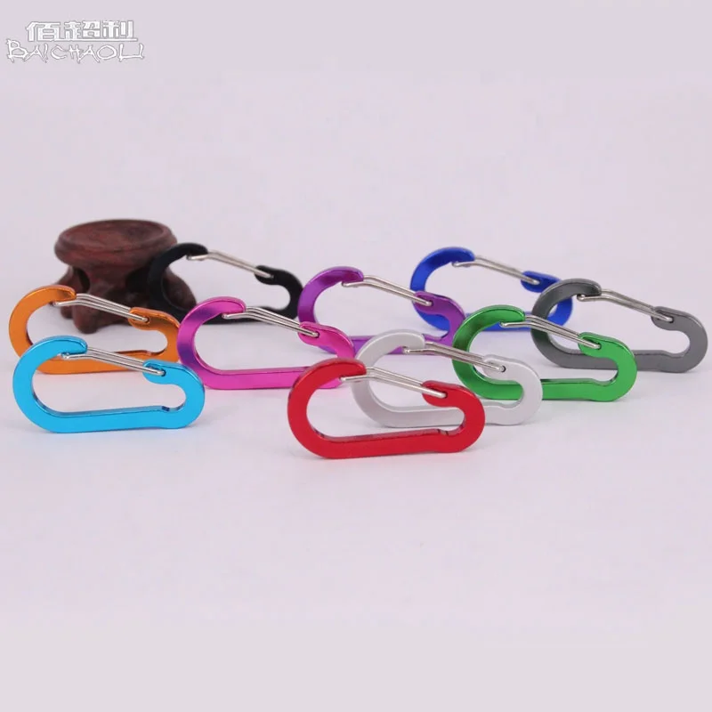 
5 gourd aluminum alloy flat carabiner hooks 