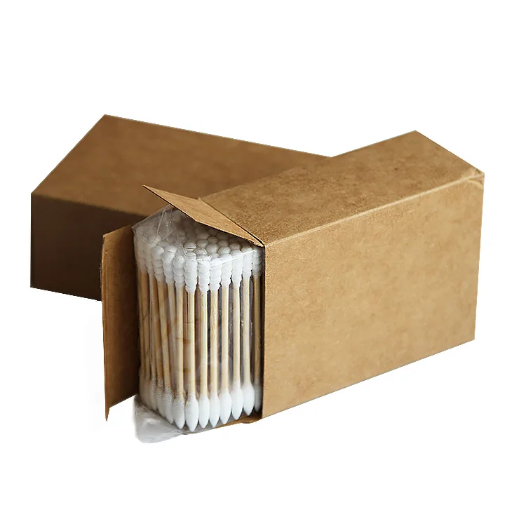 Personal care 100 piece packed eco friendly ear cleaning cotton buds bamboo swab