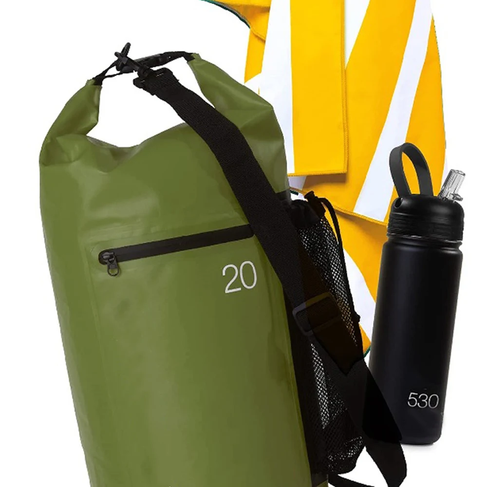 FREE SAMPLE Adventure Day Large Bundle Ocean Dry Bag Ocean Microfiber Beach Towel  Ocean Hydro Bottle