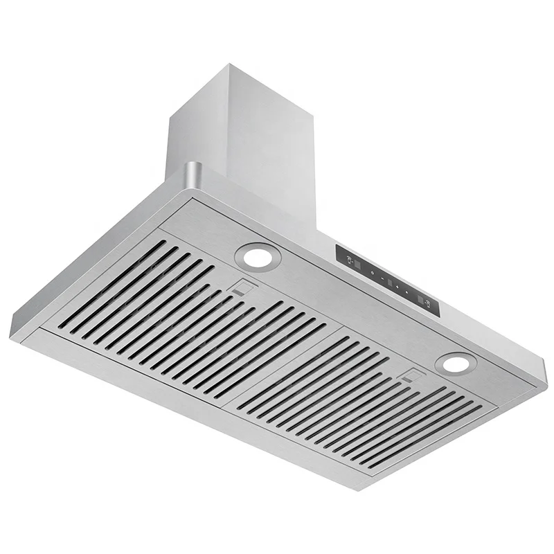 30 Inch Range Hood 450 CFM 3 Speed Gesture Sensing Touch Control Panel Stainless Steel Wall Mount Kitchen Cooker Hood