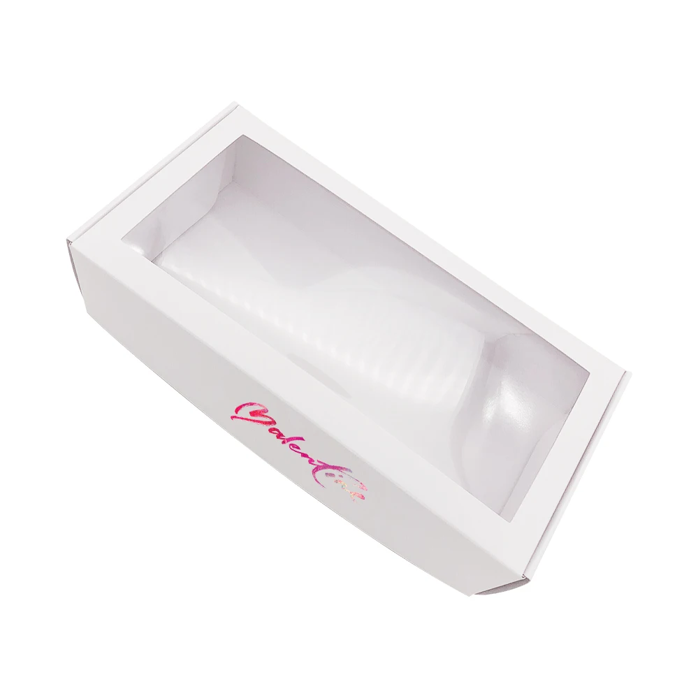 Factory high quality customized paper packaging boxes with pvc window