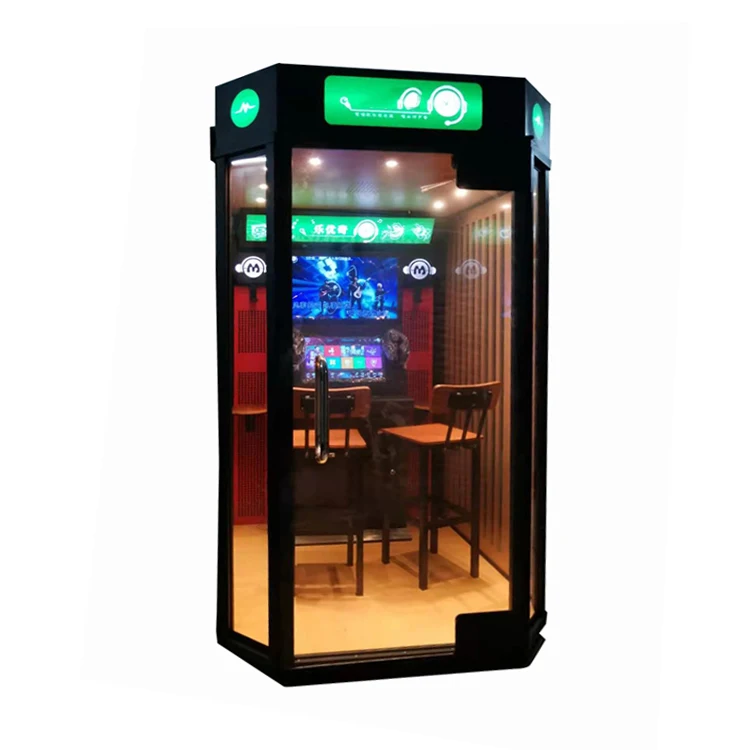 Amusement karaoke machine system 2 players karaoke vending machine