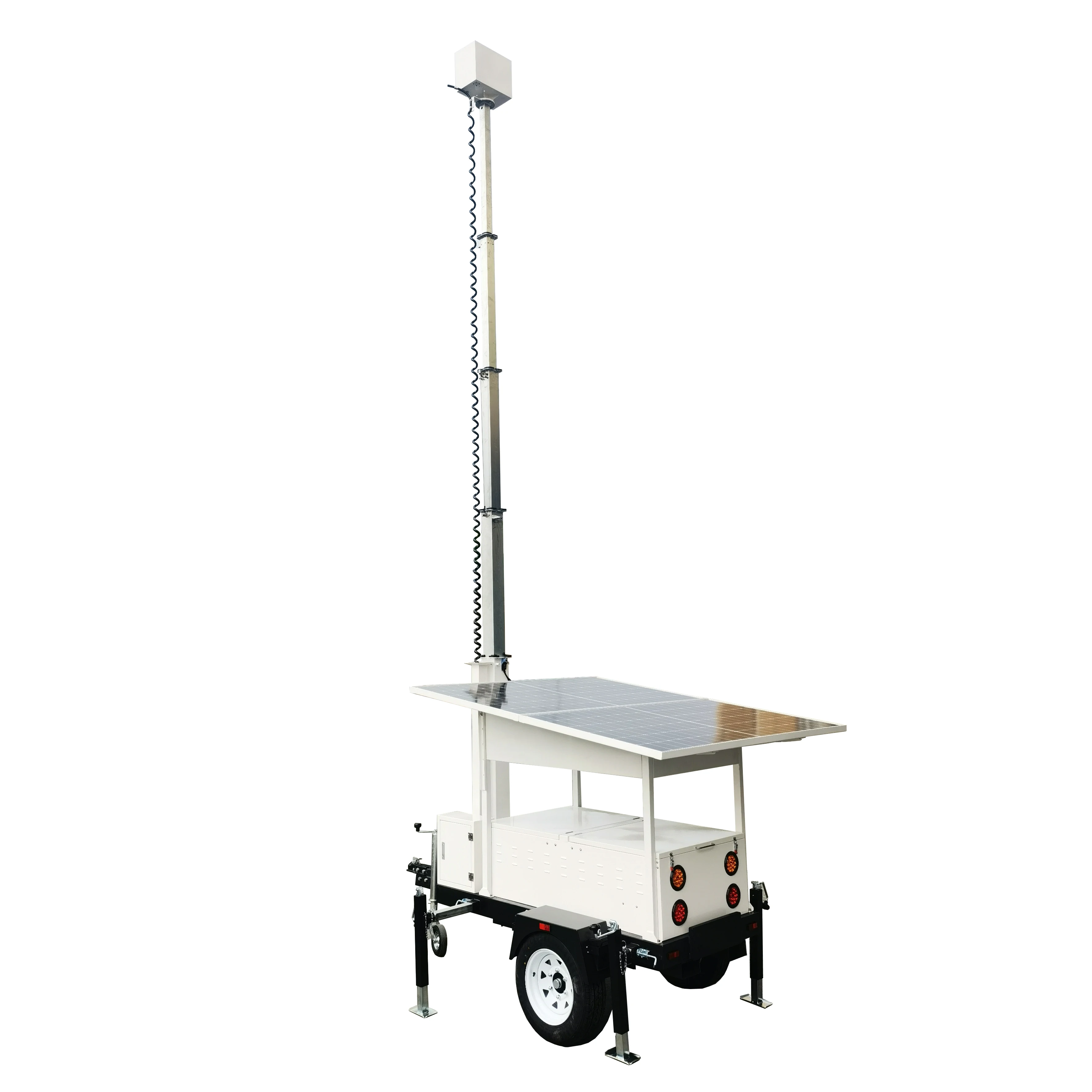 Mobile CCTV camera solar trailer price
