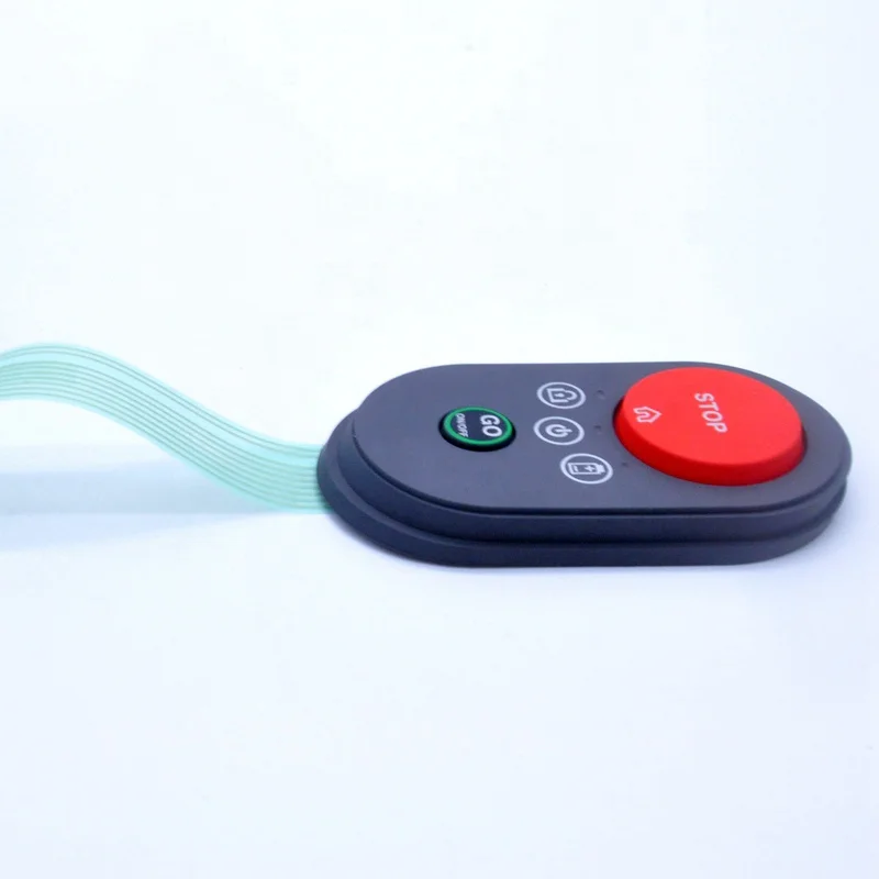 OEM Waterproof embossing membrane switch soft silicone conductive silicone button switch