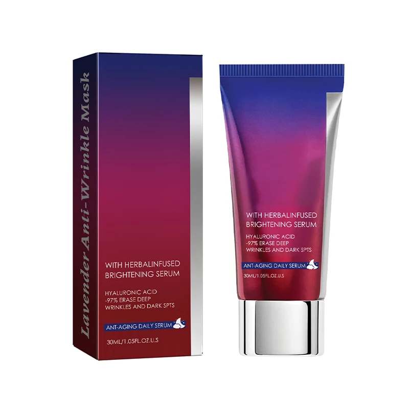 Hydrating Firming Skin Anti-Wrinkle Facial Lavender Deep Cleaning Exfoliate Moisturizing Facial Clay Peel Off Masks