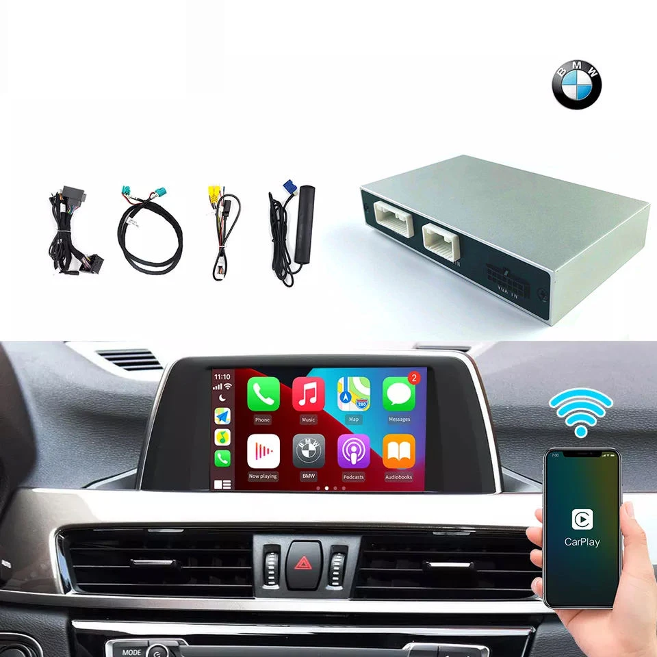 CIC NBT EVO Wireless Carplay Android Smart Multimedia Video Interface Carplay for BMW X3 X1 E90 F10/F20/f21/F32/F01