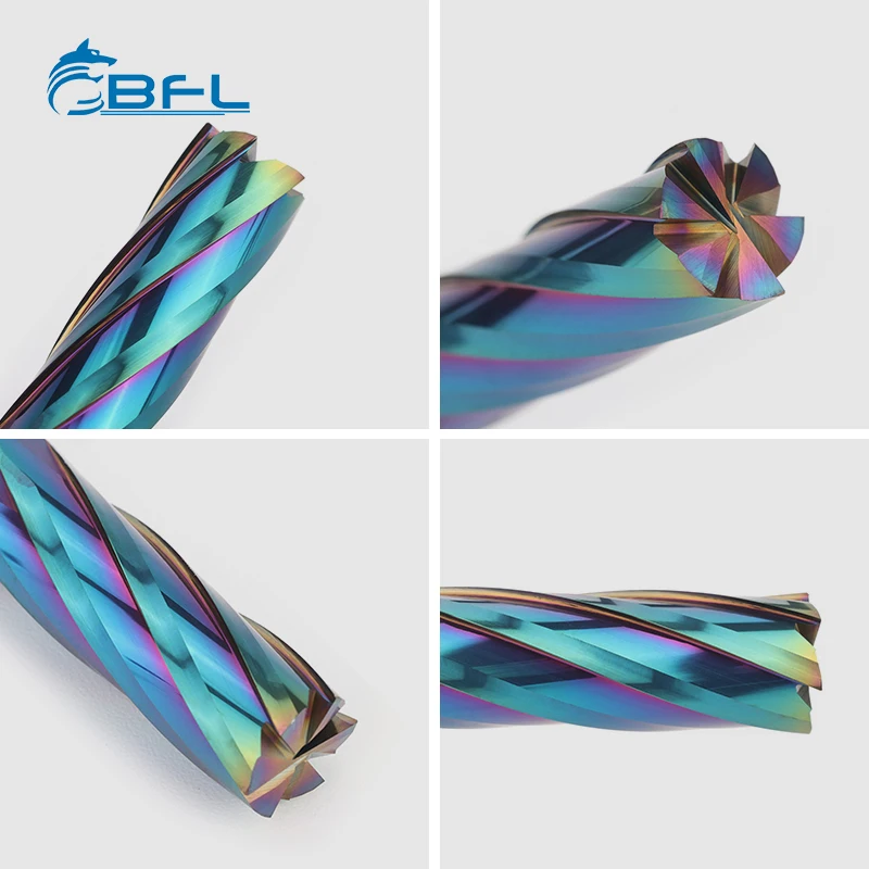 BFL Solid Carbide Milling Cutters 6 Flute Finishing end mill 6 flutes end mills flat end mill