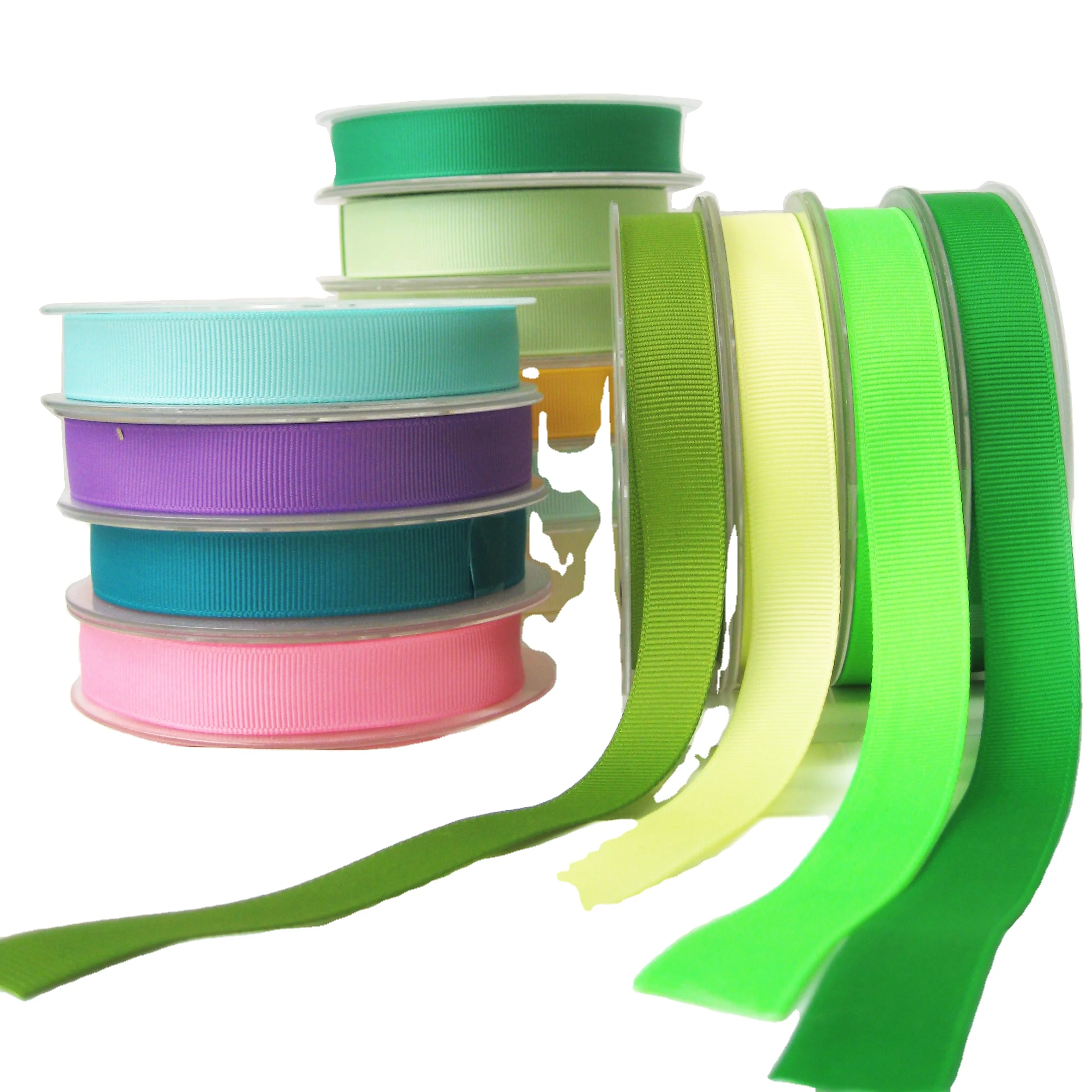 
Factory direct sale 1inch wide Solid color polyester Grosgrain ribbons 