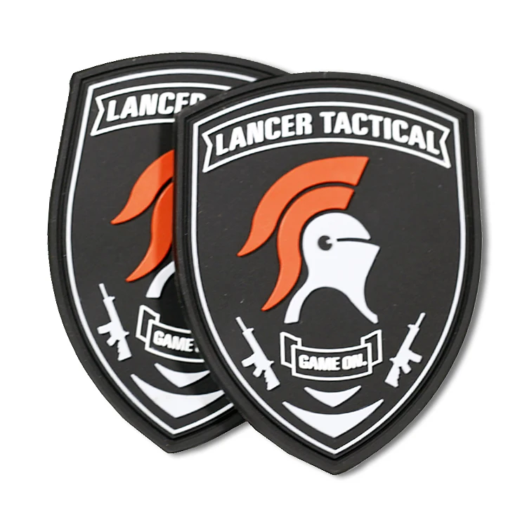 Custom Sew on Embossed Private Brand Name 3D Logo Garment Soft PVC raised Rubber Patch Labels Clothing custom silicone patch