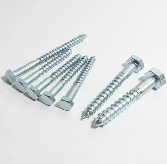 hex head self tapping head High performance for wood Galvanized Hex Head Lag Screws