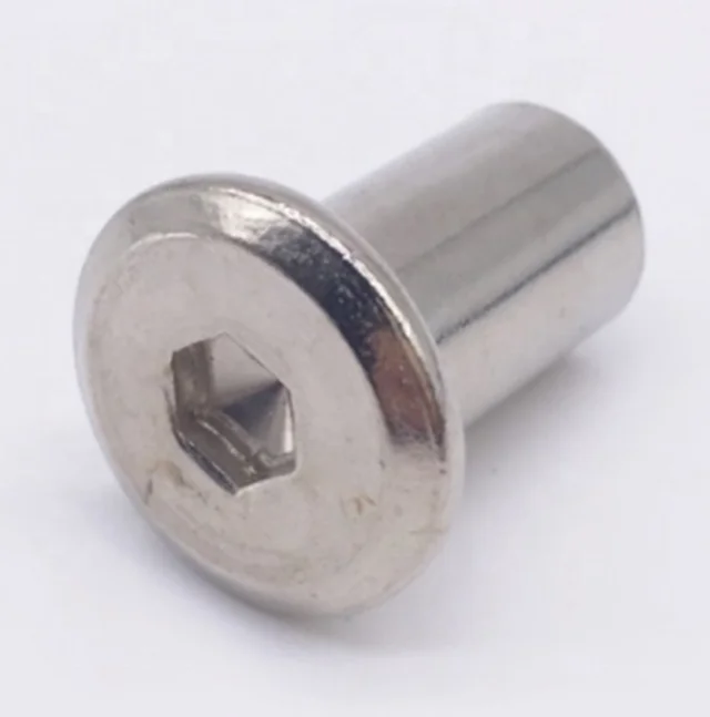 Заводской запас, муфта из нержавеющей стали, цилиндрическая гайка M2 M3 M4 M5 M6 M8 M10