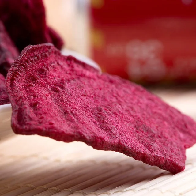 Vegetable Chips Snacks Vacuum Fried Beet Root Chips Dried Vegetables Snack