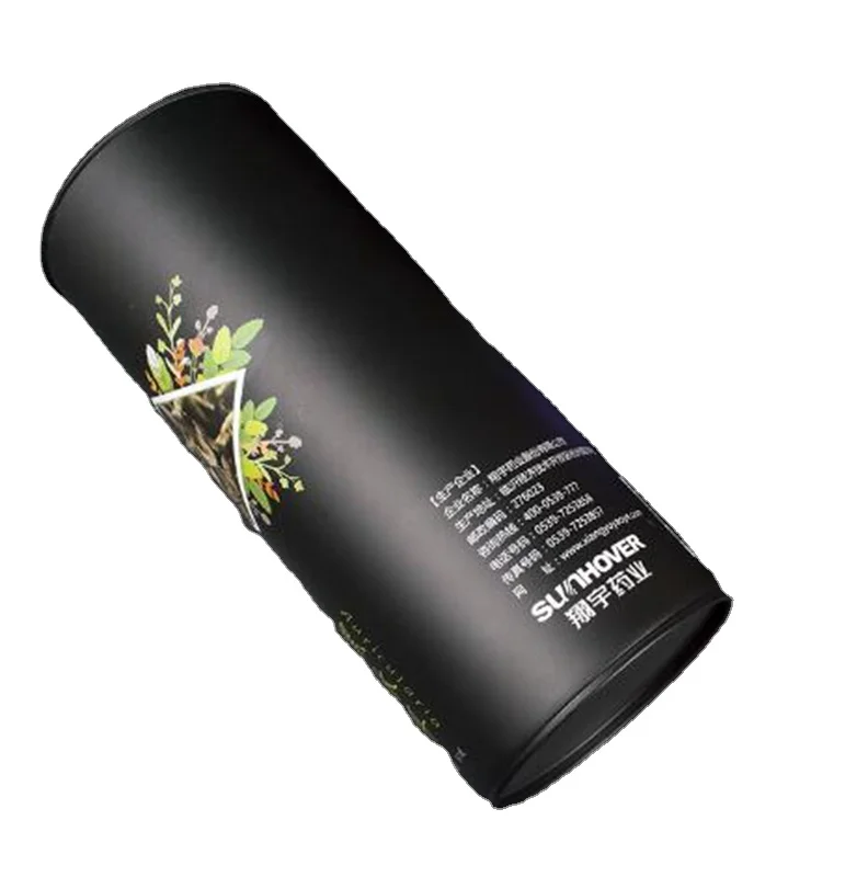 
Spice Shaker Paper Tube Soft-Touch Tubes Small Tea Packs Customized Round Kraft Paper Tube Packaging 