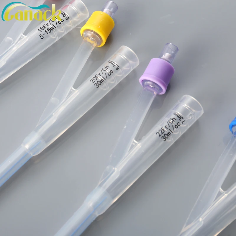 Hot Sale Disposable Urinary Catheter Teo Way Foley Balloon Catheter Kit Urine Catheter