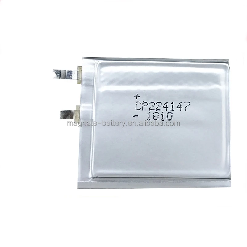 Ultra-Thin 3V 850mAh LiMnO2 Pouch Cell Non-Rechargeable Primary Battery Model CP224248 CP224147 850mah