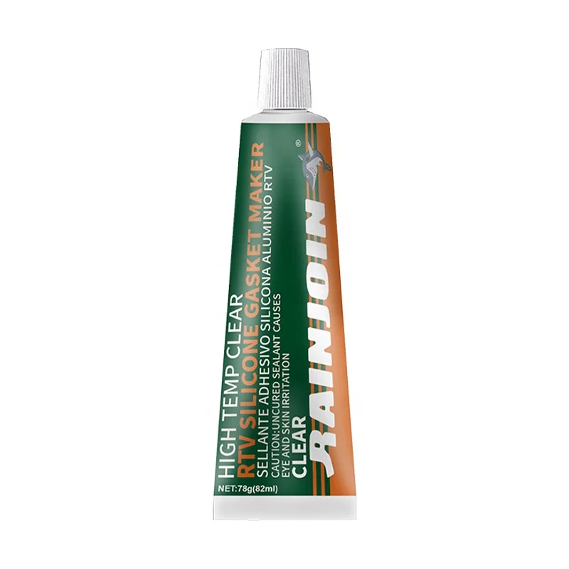 RAINJOIN  82ml Silicone Gasker Maker Transparent RTV Liquid Silicone Rubber