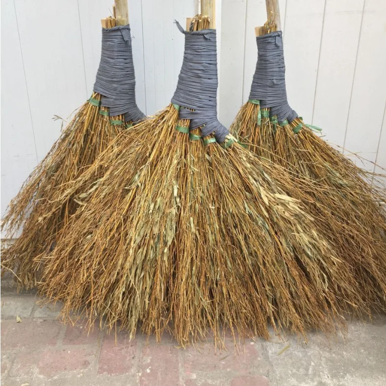 China Natural bamboo broom manufacturer