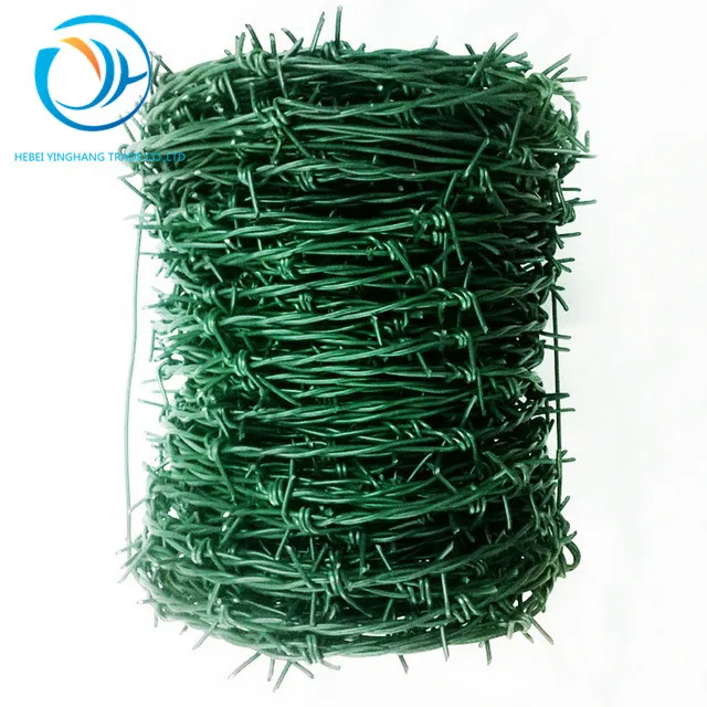 Горячая Распродажа, оцинкованная колючая проволока 50 кг/рулон для ограждения/12 Калибр колючей проволоки на метр длины