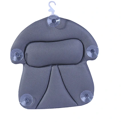 New arrival non-slip 4d Air Mesh spa bath pillow luxury bathtub pillow for tub