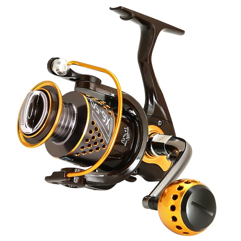 Fishing Wheel X61000-7000 Metal Grip Handle Spool  Fishing Deep Sea Spinning Fishing Reel