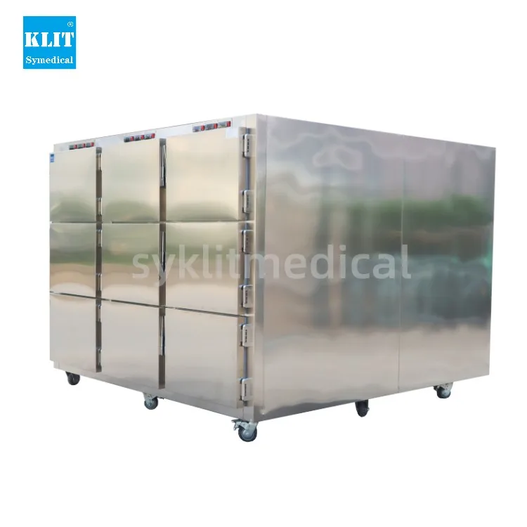 Syklitmedical 304 Stainless Steel 9 Floors Mortuary Refrigerator Morgue freezer