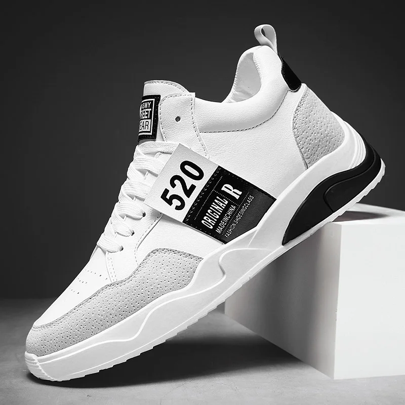 Wholesale urban charm good quality casual footwearr white breathable casual shoes man running shoes