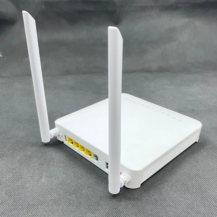 Hot Selling ONU AC Wifi Antenna Dual Band ONT ZC-521G 4GE+1POTS+2USB+2.4G&5G similar EG8145V5