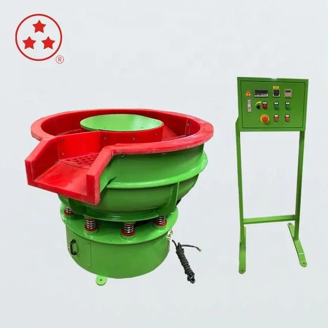 Вибрационная машина для полировки поверхности с сепаратором