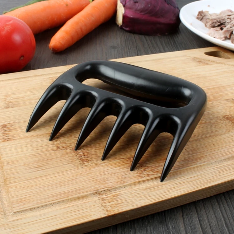 BBQ Tool Shredding Handling & Carving Food Plastic Beer Meat Claws Pulled Pork Shredder Claws with Sharp Plastic Blades