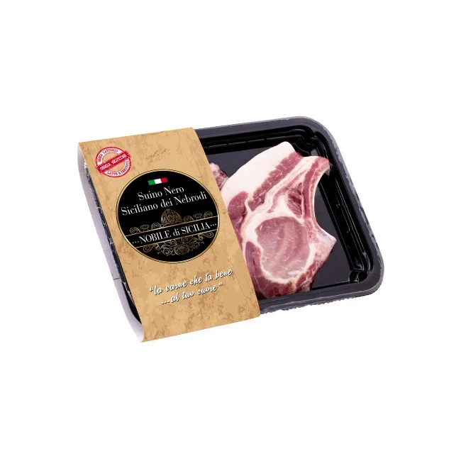 
Top quality Italian pork fresh meat from sicilian black pig pork chops 