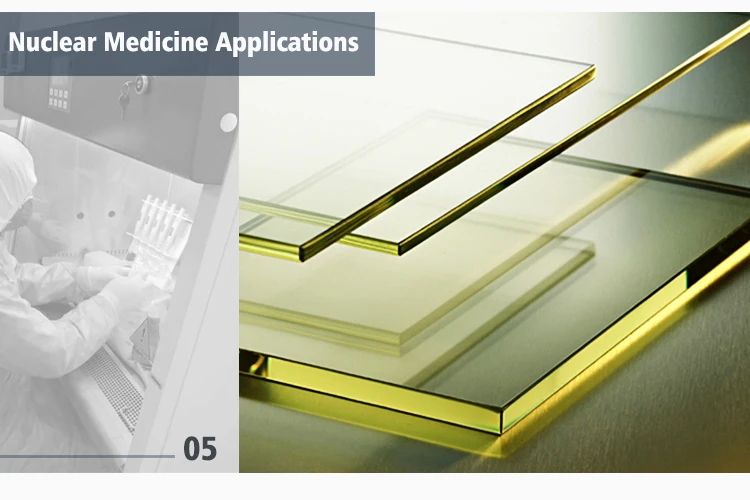 Lead Glass Sheet Price Radiation Protection Lead Glass 8mm 10mm 20mm X-Ray Shielding